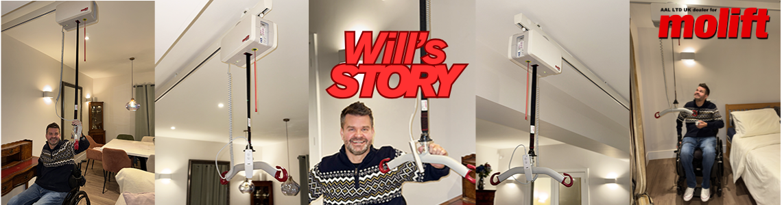 Ceiling track to Support Spinal Injured - Will's Story