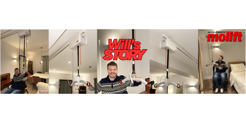 Ceiling track to Support Spinal Injured - Will's Story