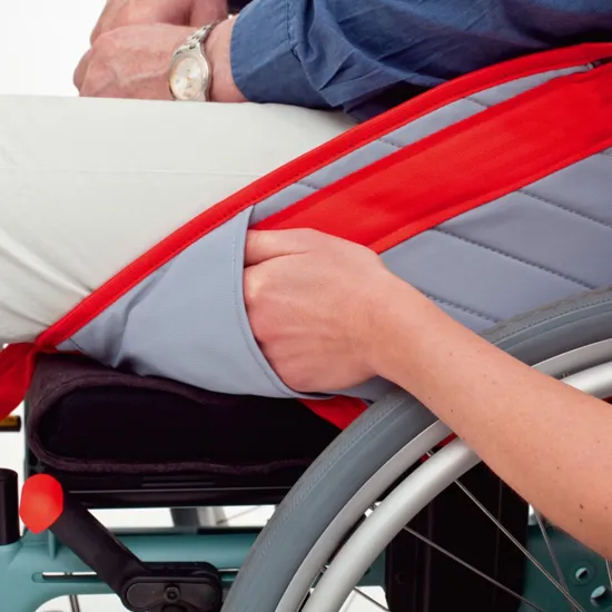 Molift RgoSling Toilet HighBack Padded application pocket